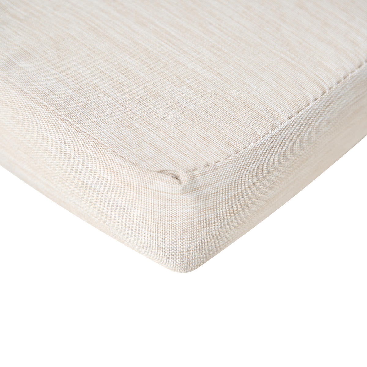 Outdoor-Sitzkissen 6er-Set Hellbeige 50/45 cm Java/Amantea Premium - Beige, Textil (71/71/50cm) - Beliani