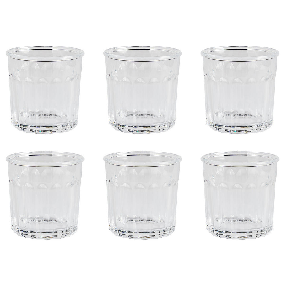 TRINKGLAS (6er-Set) Baretto 380ml - Transparent, Glas (0.5L) - Butlers