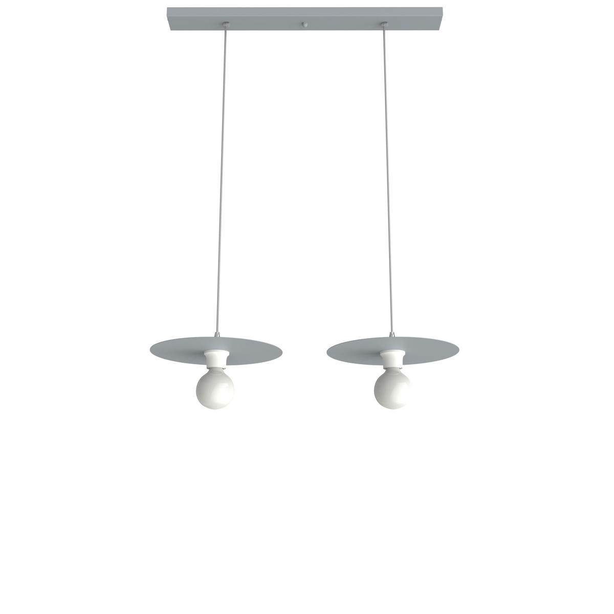 HÄNGELEUCHTE - Grau, Metall (30/30/7cm) - Lumicom