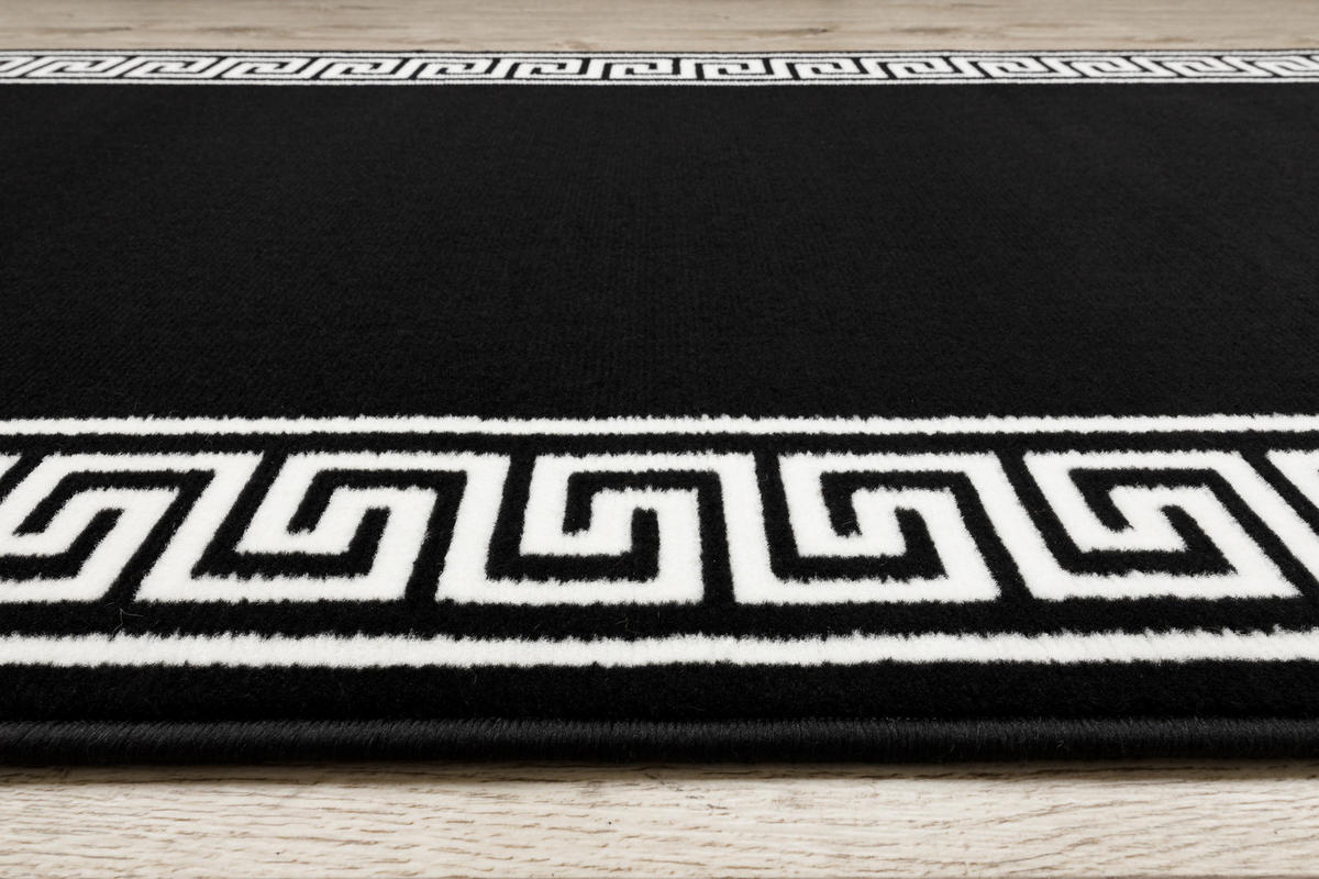 LÄUFER BCF MORAD 70/170 cm - Schwarz, Textil (70/170cm) - rugsX