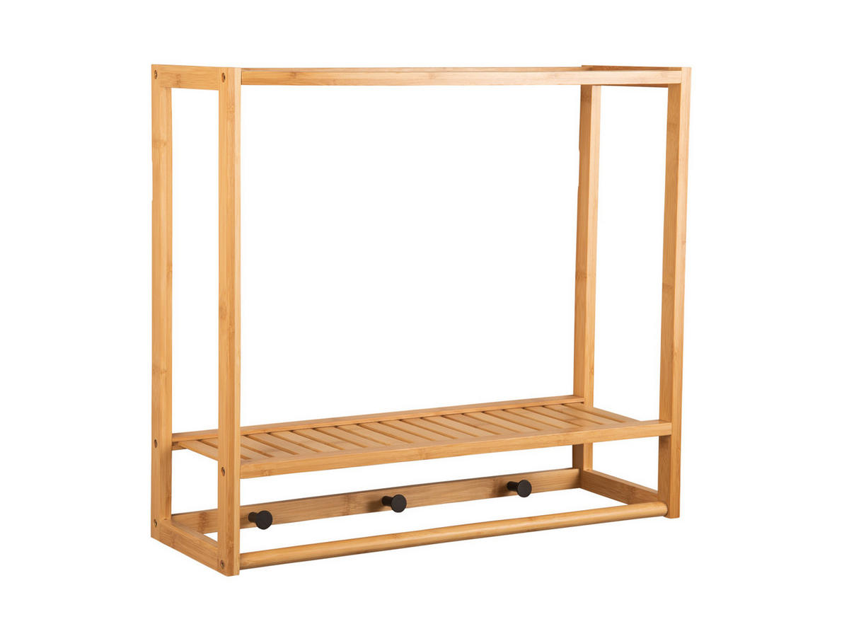 WANDGARDEROBE Sheer Braun 60.2/20/54 cm - Naturfarben, Holz (20/54/60cm) - Leitmotiv