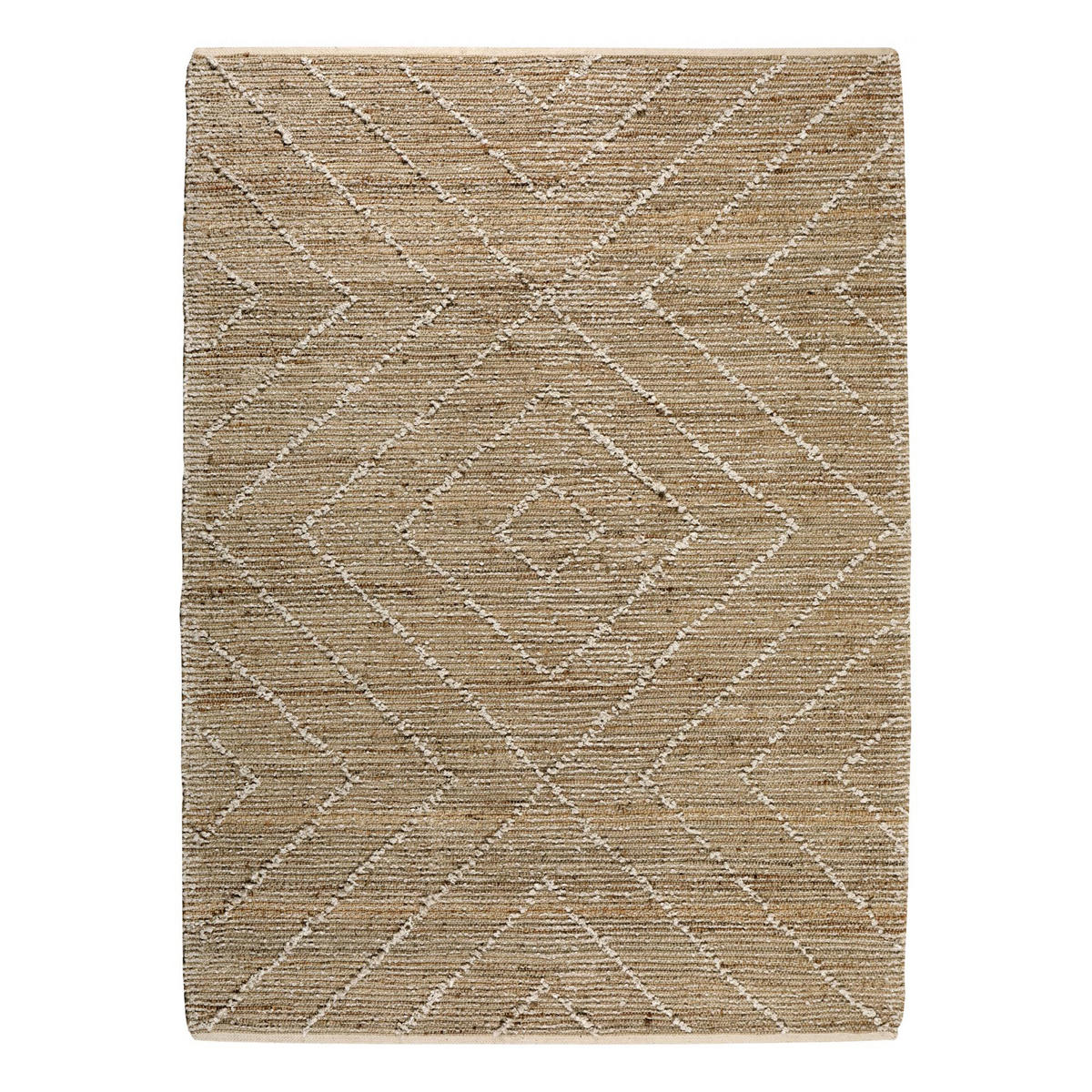 TEPPICH Worgan elfenbein 160 x 230 cm - Weiß, Textil (230/160cm) - The Rug Republic