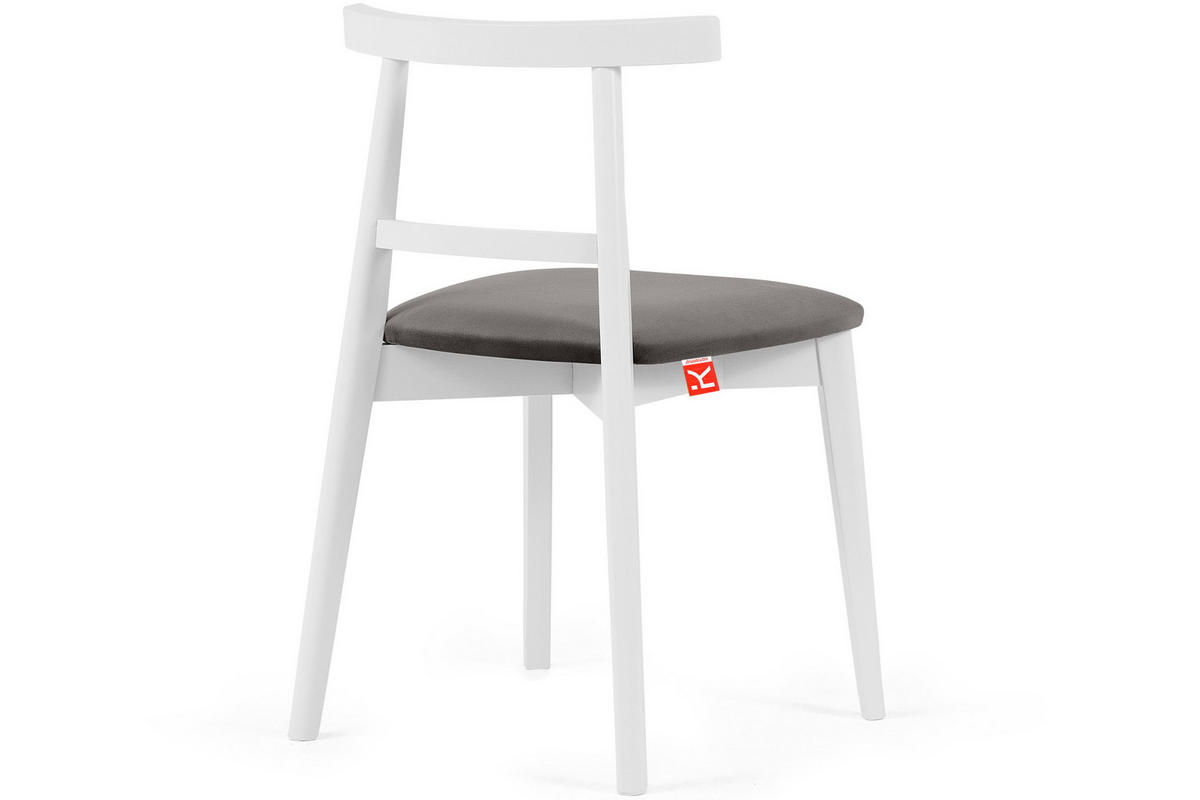 ESSTISCHSTÜHLE LILIO 2 St Vintage, Grau / weiß - Weiß/Grau, Holz/Textil (47/76/45cm) - KONSIMO®