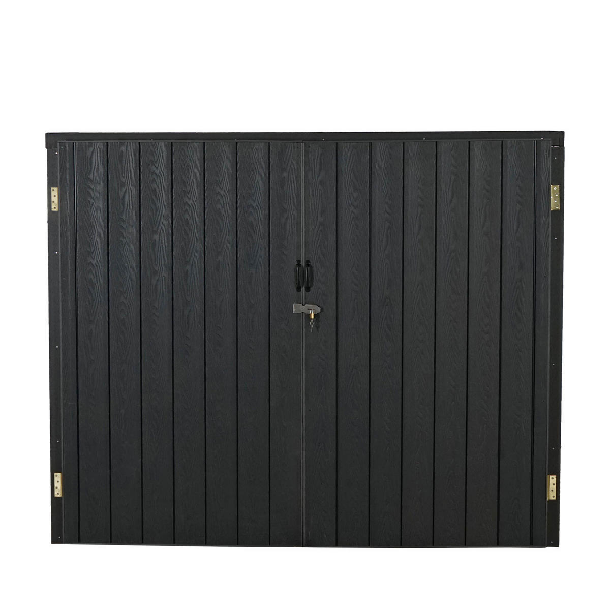 FAHRRADGARAGE 2ER Anthrazit - Anthrazit, Holz (213/172/112cm) - MCW