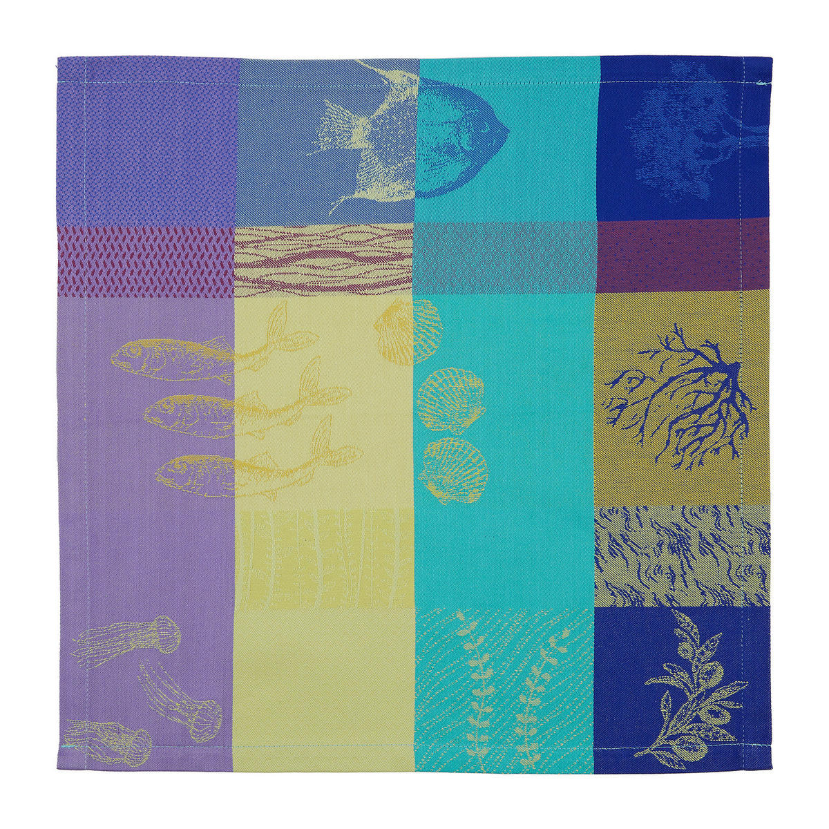 SERVIETTE Riviera - Multicolor, Textil (42/42cm) - Butlers