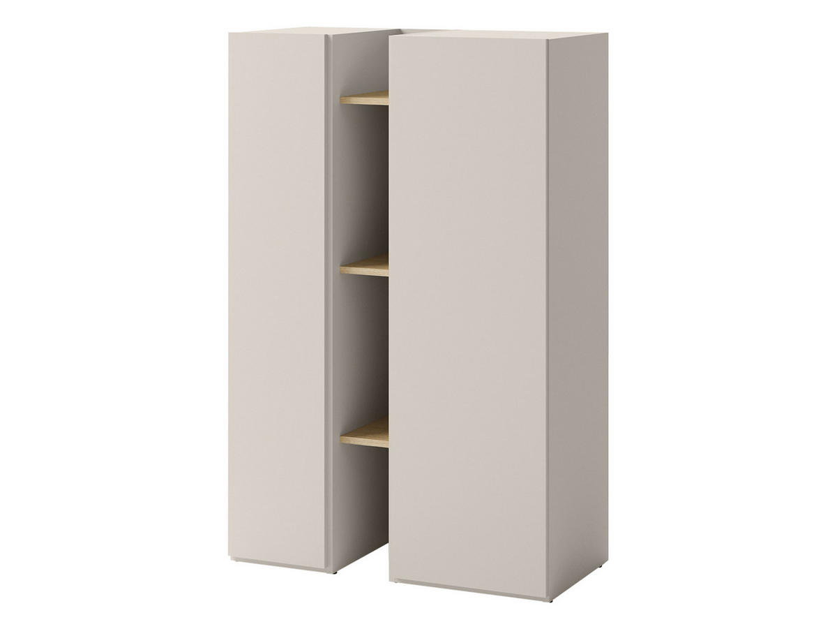 REGAL Sigma 2D SG04 - Kaschmir/Eichefarben, Holzwerkstoff (85/132/42cm) - MIRJAN24