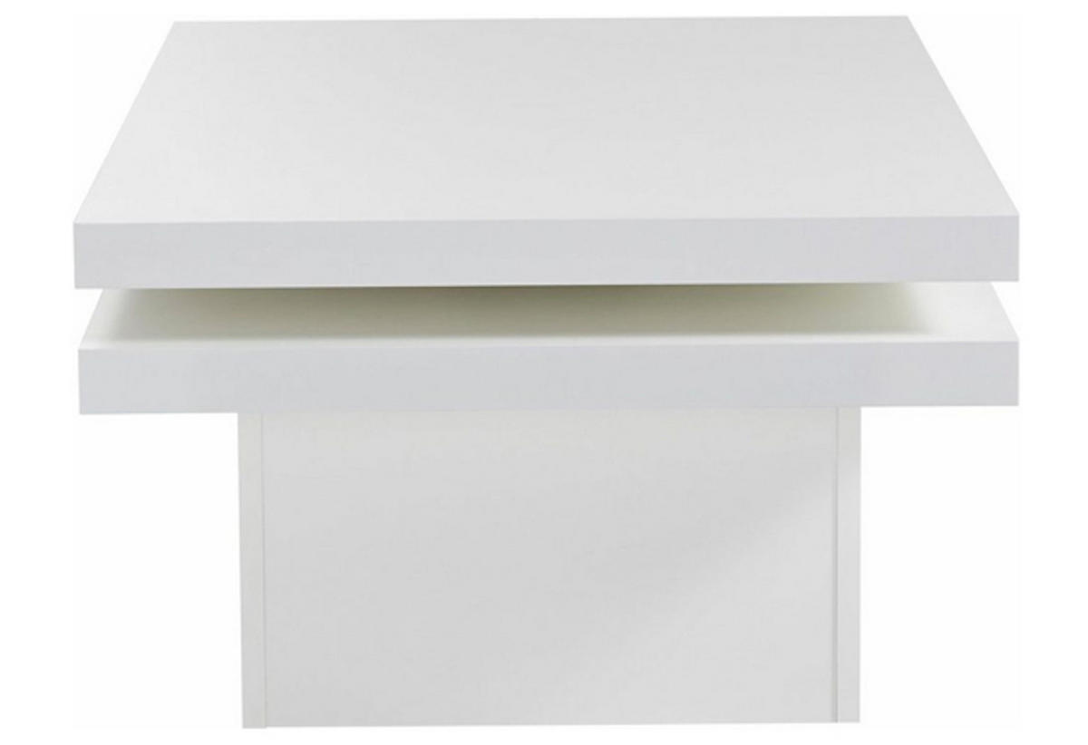 COUCHTISCH Prag weiß 67 / 67 / 42cm - Weiß, Holz/Holzwerkstoff (67/67/42cm) - Feldmann-Wohnen