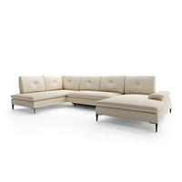 ECKSOFA ZONDA Beige 350x205x87 cm - Beige, Textil (350/205cm) - FURNLUX
