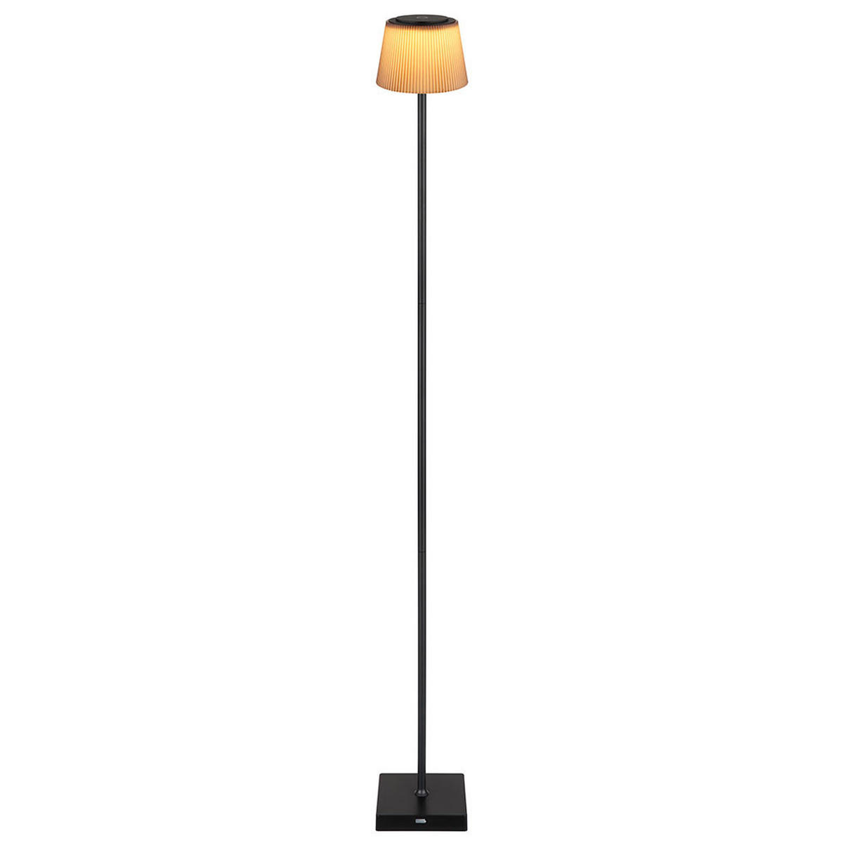AUSSEN-STEHLEUCHTE GREGOIR LED braun, Touchdimmer, 2er Set - Braun, Metall (14/14/120cm) - Globo Lighting