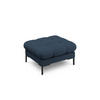 POUF Mamaia aus strukturiertem Stoff blau - Blau, Textil (60/41/60cm) - Micadoni