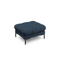 POUF Mamaia aus strukturiertem Stoff blau - Blau, Textil (60/41/60cm) - Micadoni