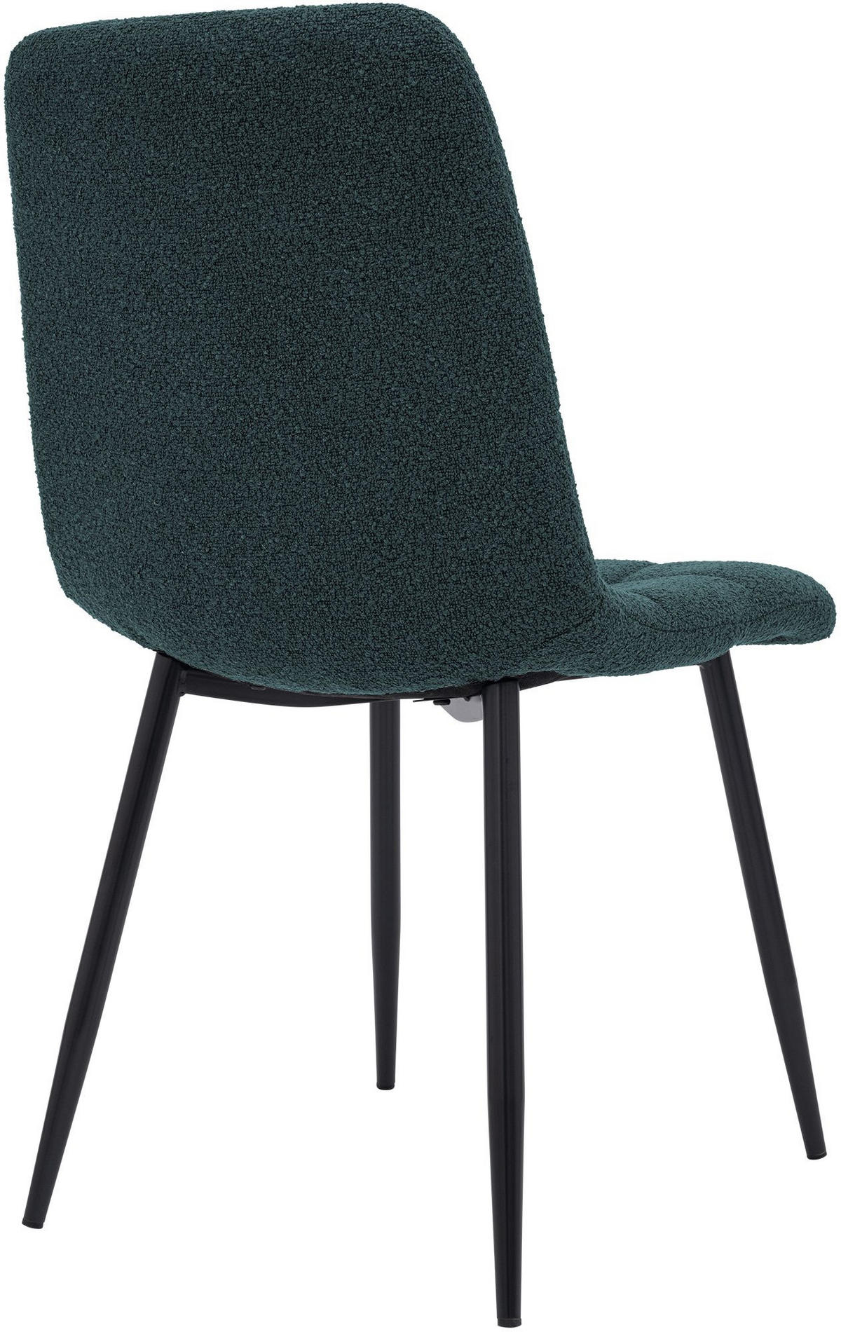 ESSZIMMERSTUHL Stoff Blau - Blau/Schwarz, Textil/Metall (45/84/55cm) - CLP