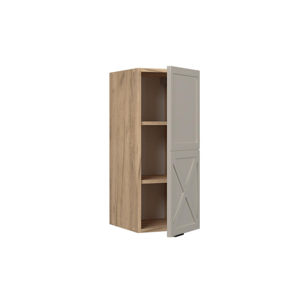 HÄNGESCHRANK Fame-Line GrauBeige 30 cm - Honigeiche/Eiche Wotan, Holzwerkstoff (30/72/34.1cm) - Vicco