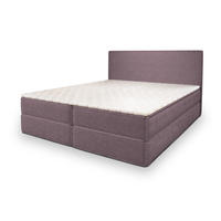 BOXBETT PELLIO 180x200 cm mit Matratze und Topper - Lila - Lila, Holz (180/200cm) - MASSENO