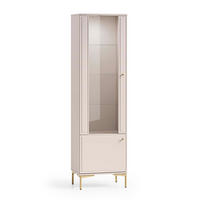 VITRINA Sélène Kašmir - bež, drvni materijal (54/190/40cm) - Petits-meubles