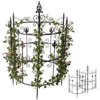 RANKGITTER Hugo 2er Set 73x33x123cm Metall Bronze Rankhilfe - Bronzefarben, Metall (73/123/33cm) - DELUKE