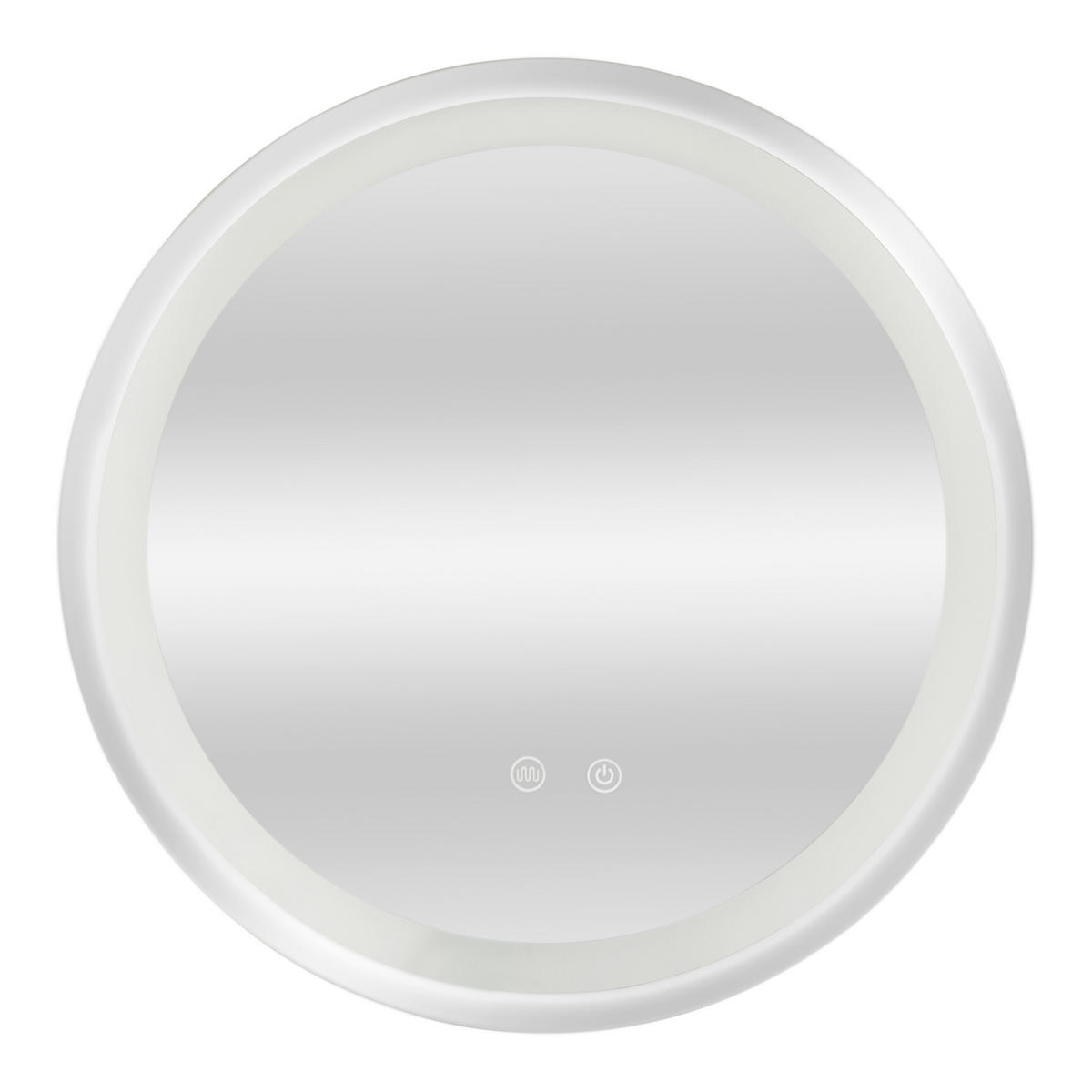 BADEZIMMERSPIEGEL Maratea - Silberfarben, Glas/Metall (60/60/3cm) - pro.tec
