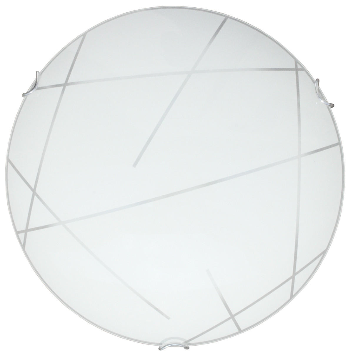 DECKENLEUCHTE - Weiß, Glas (40/40/10cm) - Lumicom