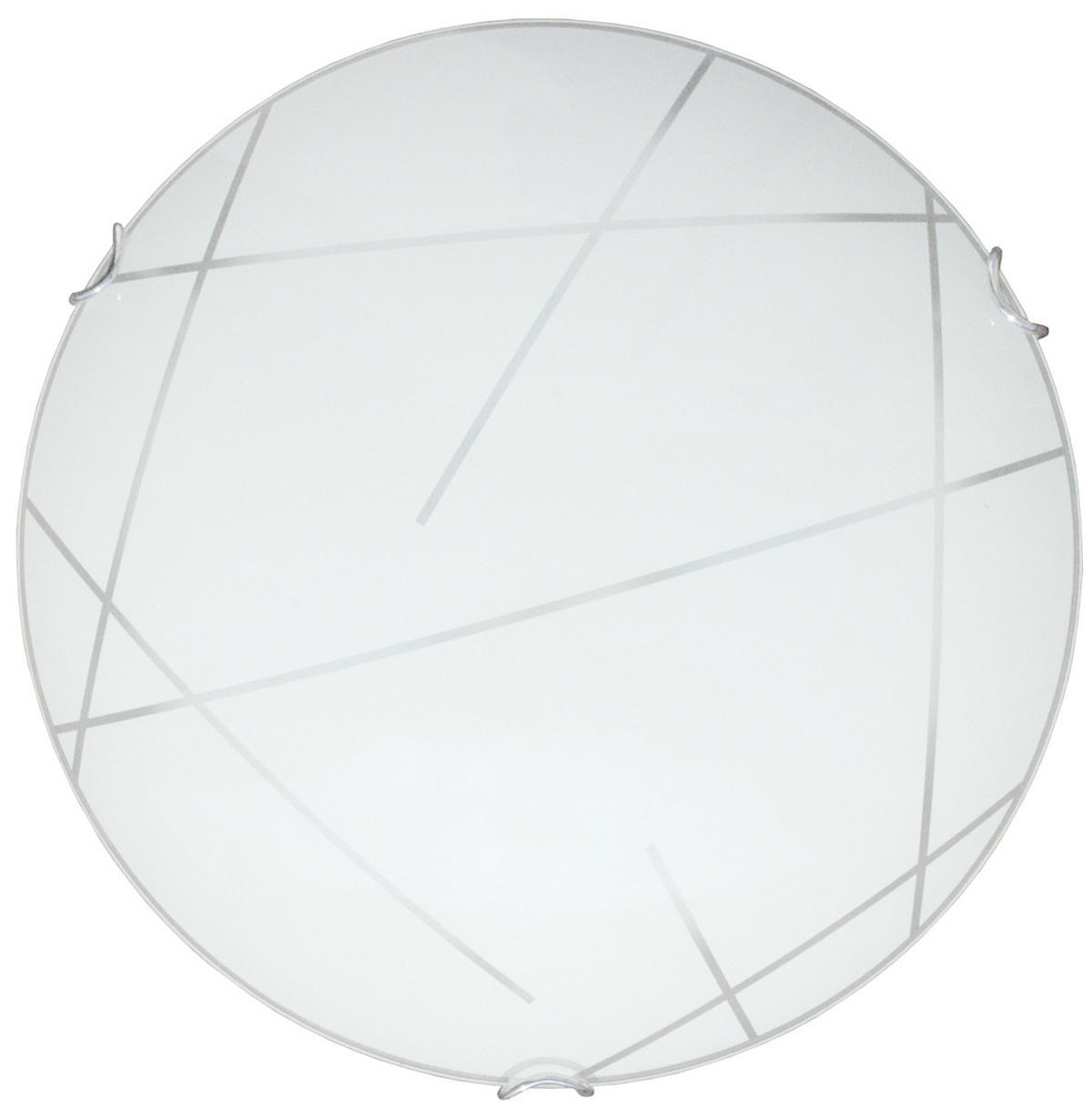 DECKENLEUCHTE - Weiß, Glas (40/40/10cm) - Lumicom