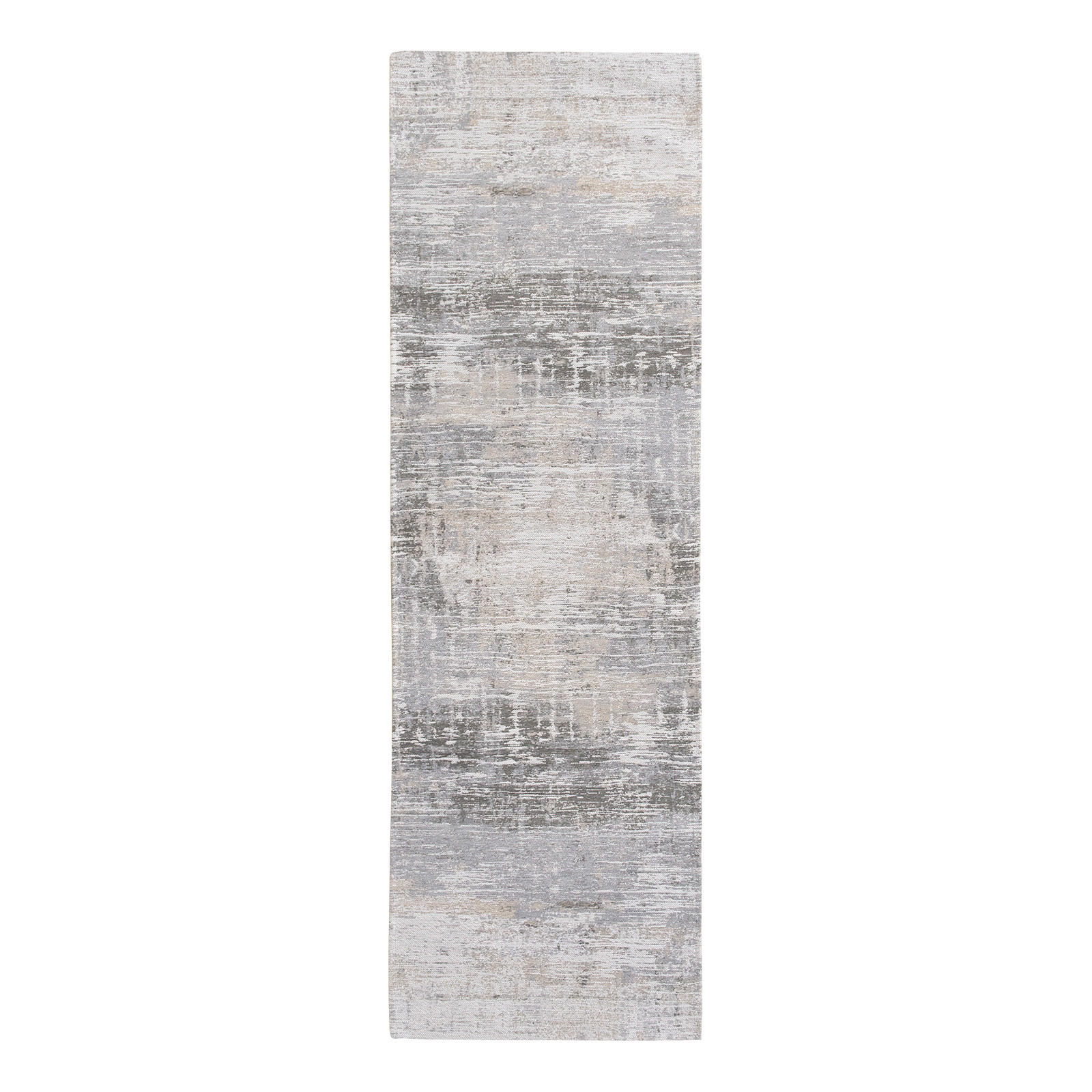 TEPPICH Coney Grey Atlantic Streaks 80/250 cm - Grau, Kunststoff/Textil (80/250cm) - Louis De Poortere