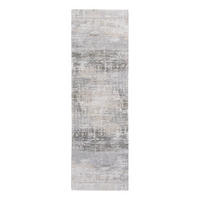 TEPPICH Coney Grey Atlantic Streaks 80/250 cm - Grau, Kunststoff/Textil (80/250cm) - Louis De Poortere