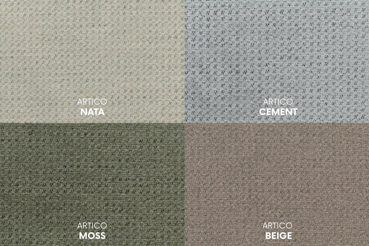 SOFA Mit Schlaffunktion Und Bettkasten, Chenille-Stoff Artico, Beige, Zephira - Beige, Holz (238/87/102cm) - Kaiser Möbel