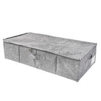 UNTERBETTKOMMODE - Grau, Textil (75.5/39/16cm)