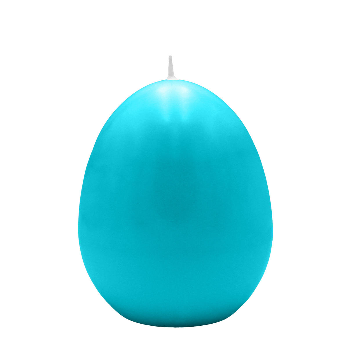 EIKERZEN Maxi, Straußenei Ocean Blau, 140 x Ø 100 mm, 6 Stück - Blau, Paraffin (10/14/14cm) - Kopschitz Kerzen