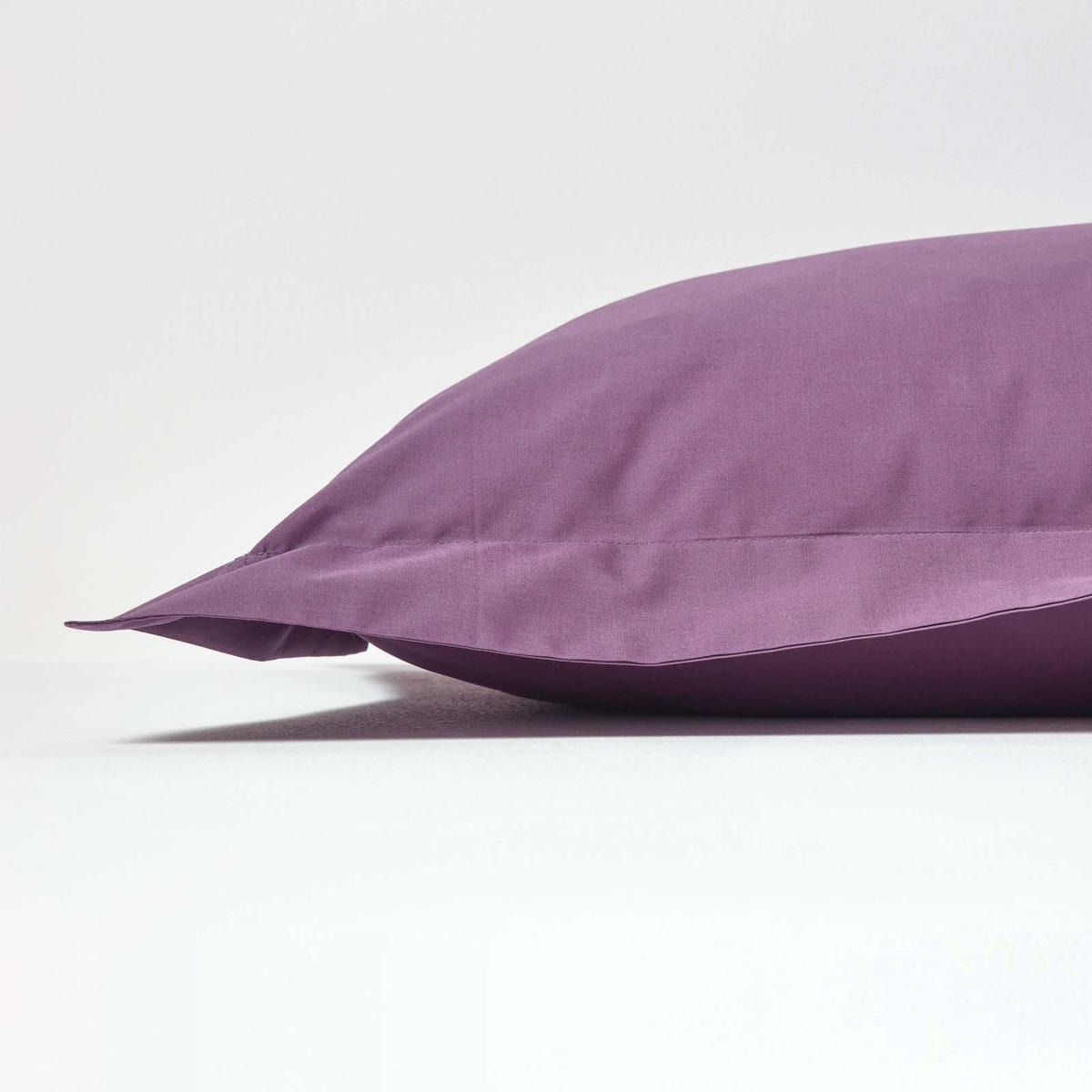 KISSENBEZUG Perkal mit Stehsaum, Fadendichte 200 - Lila, Textil (50/90cm) - Homescapes