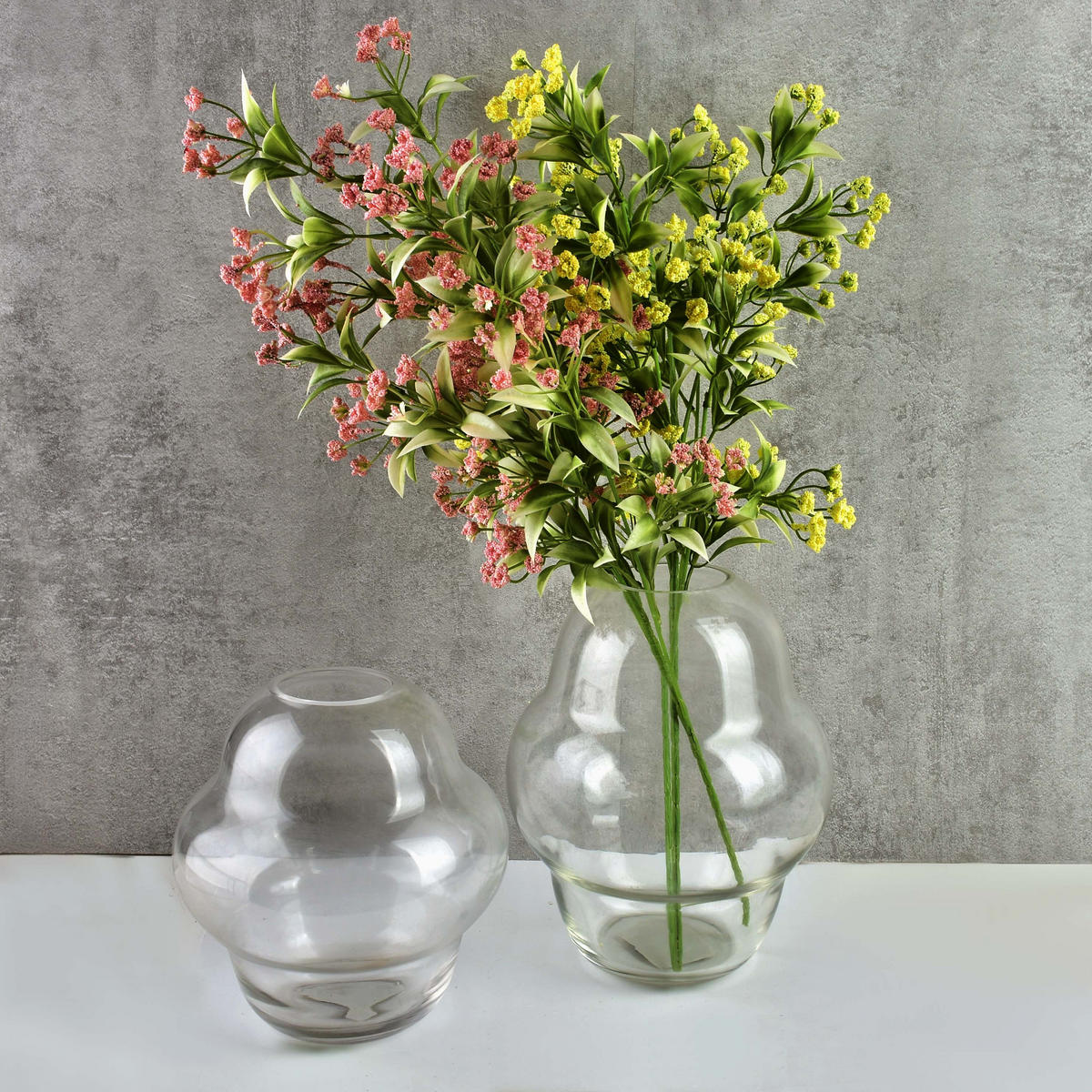 VASE Serenite 18/20cm Glas - Transparent, Glas (21cm) - Mondex