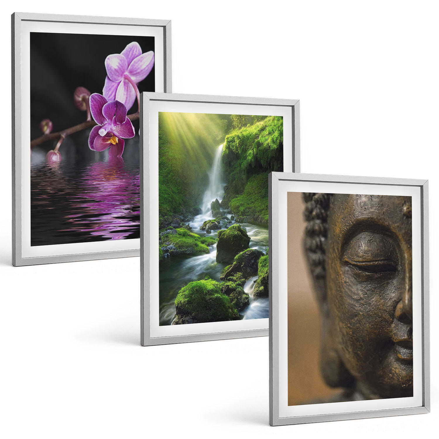 Tulup Bilder Silber 40x60 cm