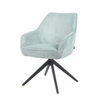 ARMLEHNSTUHL ARVIT - Blau/Schwarz, Textil/Metall (58/87/61cm) - B&D Home