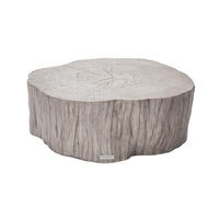 COUCHTISCH DAINTREE aus GF-Beton, Wetterbeständig, 106x100x36 cm - Grau, Naturmaterialien (106/100/36cm) - Elementi