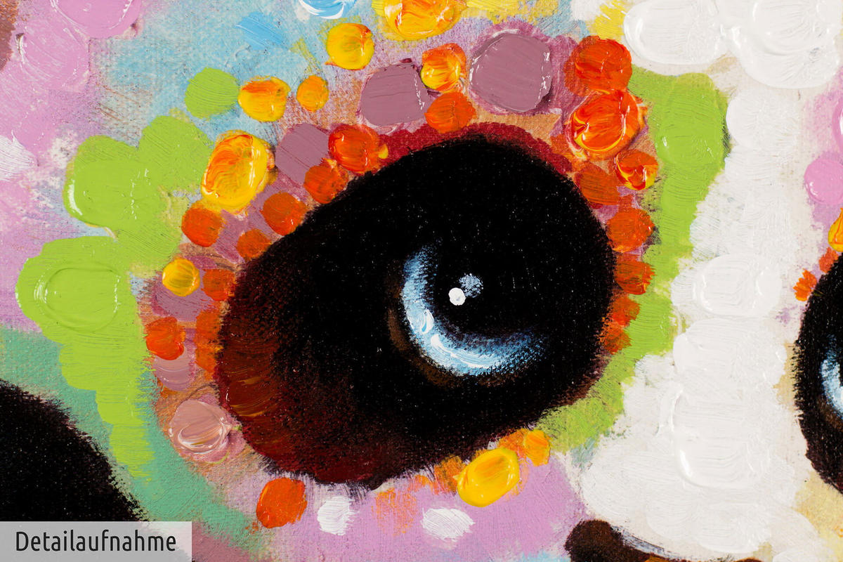 ACRYLBILD HANDGEMALT 60/60 cm - Multicolor, Holz/Textil (1.2/60cm) - KUNSTLOFT