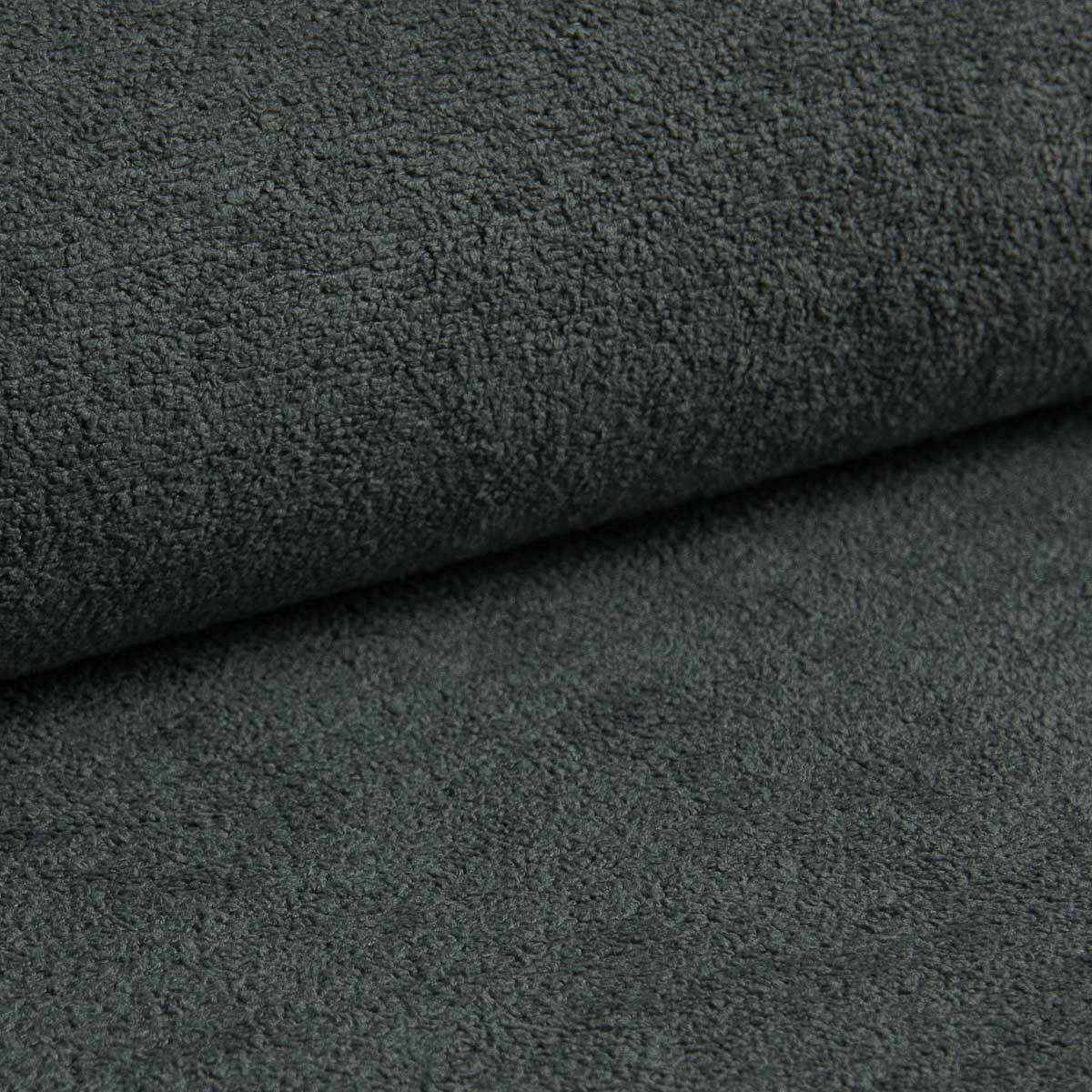 ECKSOFA Sprento Dunkelgrau, aus Boucle-Stoff, mit Schlaffunktion und Bettzeugfach - Dunkelgrau, Holzwerkstoff/Textil (230/149cm) - Bettso