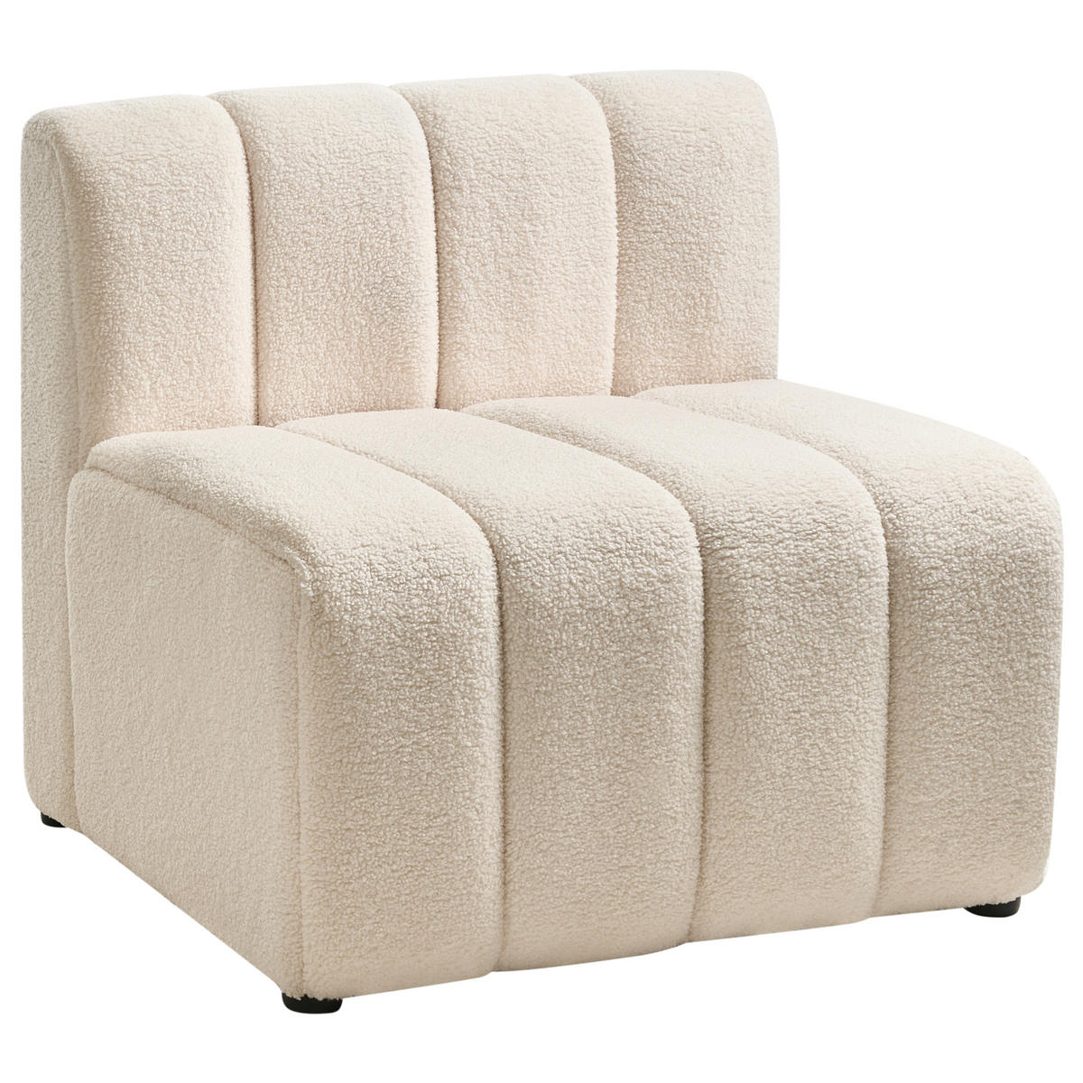 SESSEL Hellbeige Kage - Beige, Textil (80/76/74cm) - Beliani