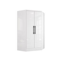 KLEIDERSCHRANK - 101.5 x 101.5 - holz - weiß Aurali - Weiß, Holz (101.5/182/101.5cm) - Vente-Unique