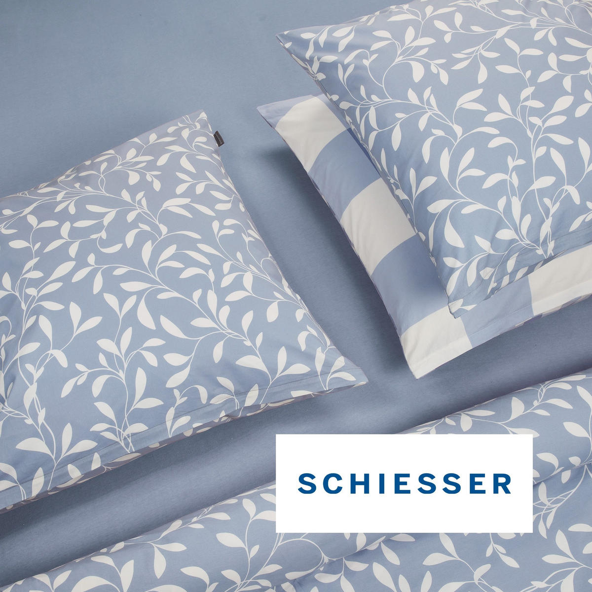 BETTWÄSCHESET Melvin - Renforcé - 2-teilig - 135 x 200 cm - Hellblau - Hellblau, Textil (135/200cm) - SCHIESSER