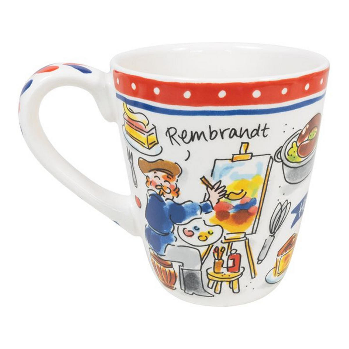 BECHER Holland in Bunt - 350 ml - Multicolor, Keramik (0.35L) - Blond Amsterdam