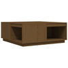 COUCHTISCH Honigbraun 100x101x40,5 cm Massivholz Kiefer - Braun, Holz (100/101/40.5cm) - furnicato