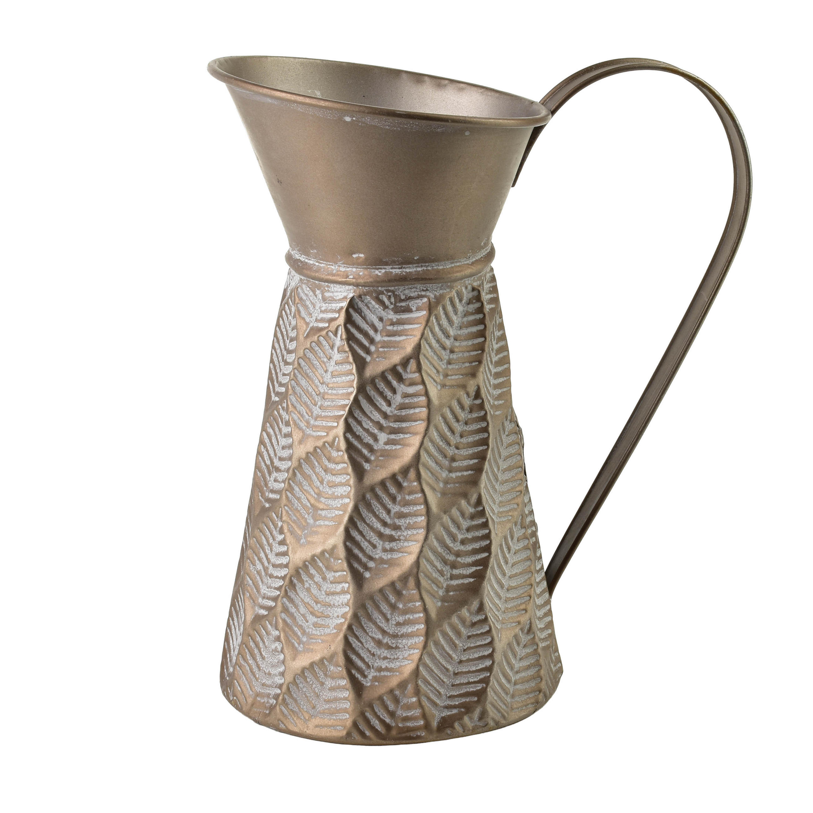 VASE Marina Dark Braun 13,5x22,5x26,5 cm Metall - Braun, Metall (26.5cm) - Mondex