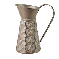 VASE Marina Dark Braun 13,5x22,5x26,5 cm Metall - Braun, Metall (26.5cm) - Mondex