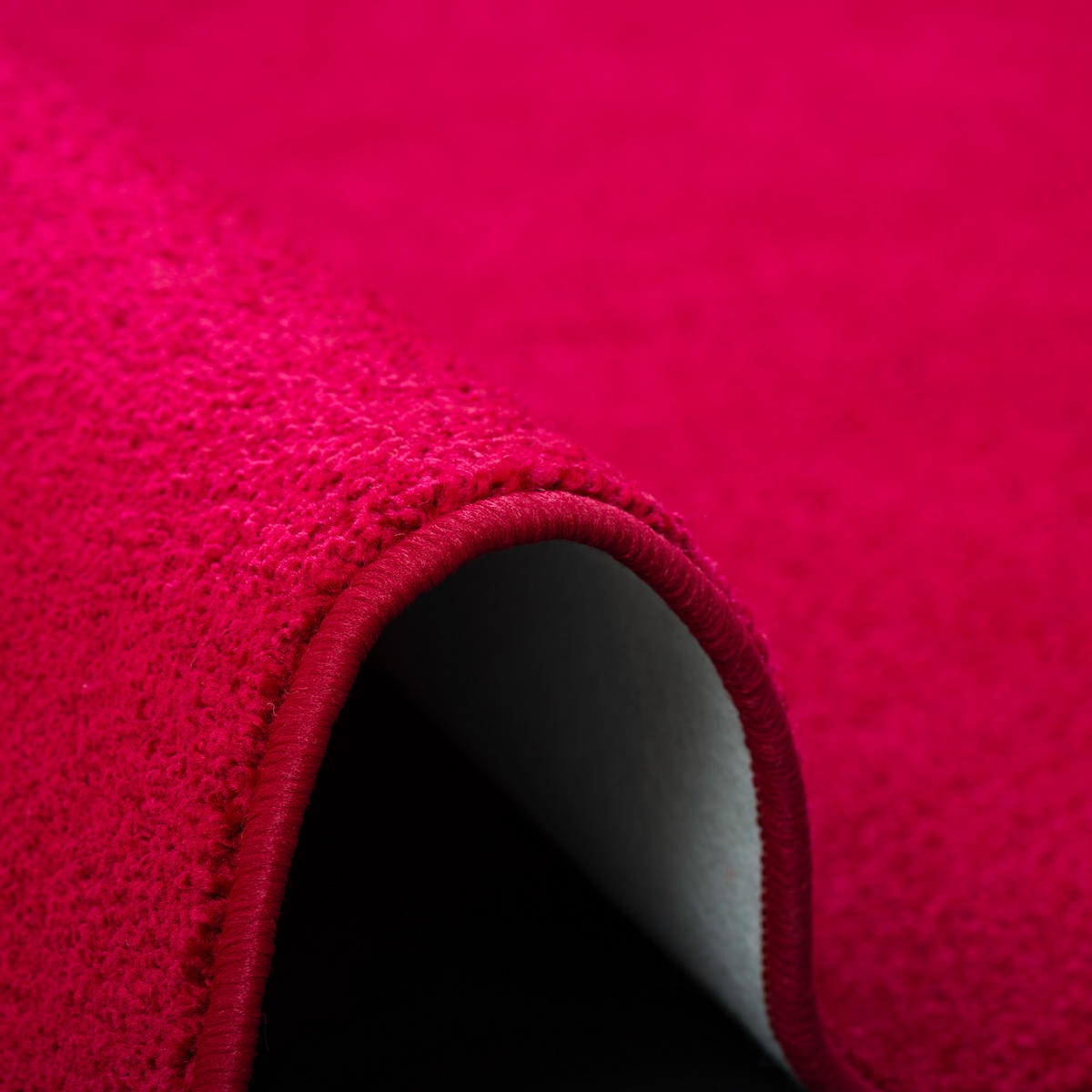 HOCHFLOR VELOURS TEPPICH LUNA - Rot, Textil (200/200cm) - Snapstyle