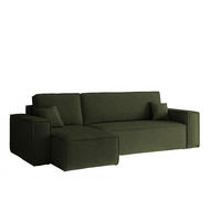 ECKSOFA, Best L-Form, Stoff Neve, Grün, Links - Grün, Holz (142/244cm) - Kaiser Möbel