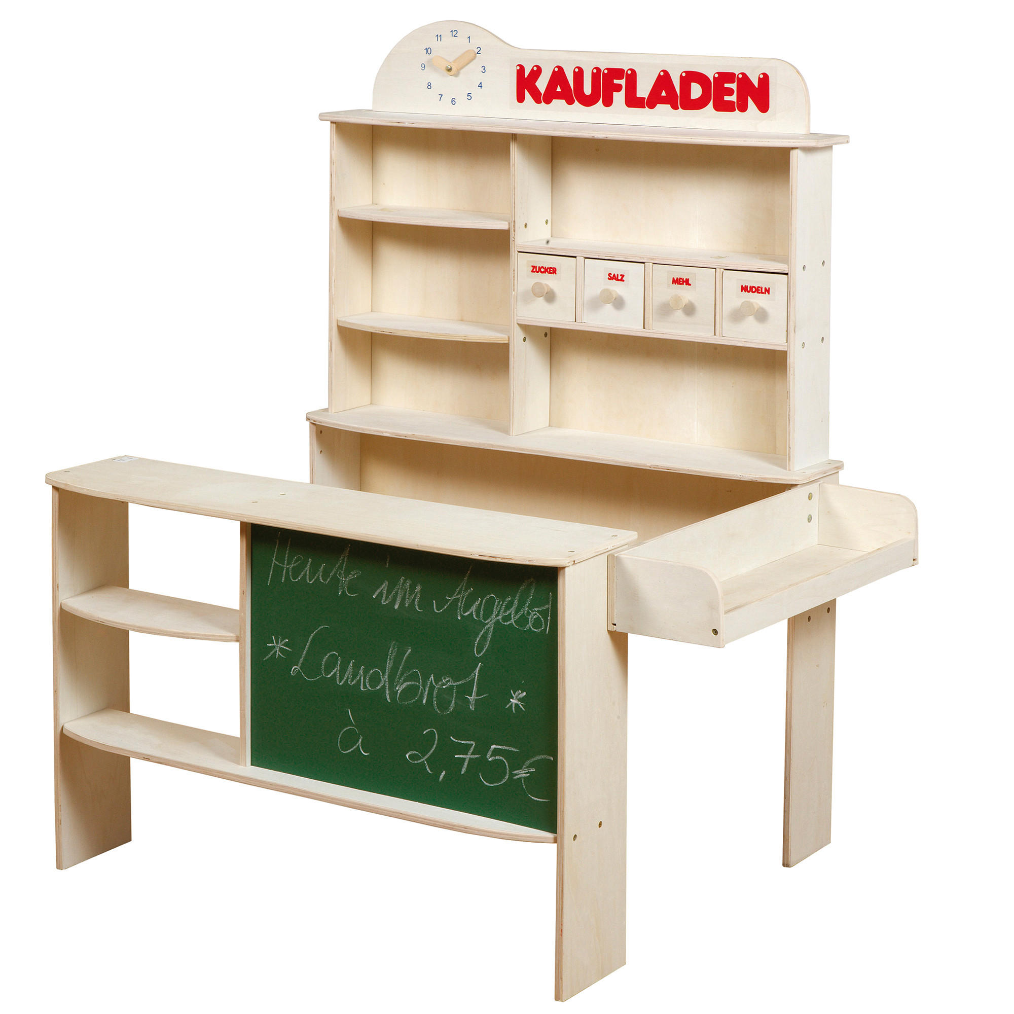 VERKAUFSSTAND - Naturfarben, Holzwerkstoff (100/120/78cm) - Roba
