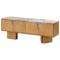 TV-BOARD Mango 160x40x55 beige lackiert LUGANO #102 - Beige, Holz (160/55/40cm) - Massivmoebel24