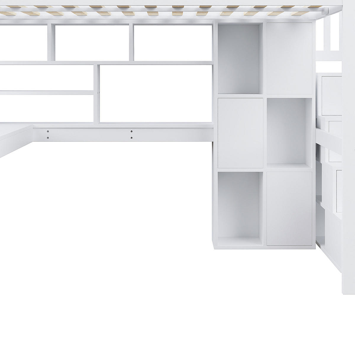HOCHBETT 140/200 cm Weiß - Weiß, Holz - Raumix