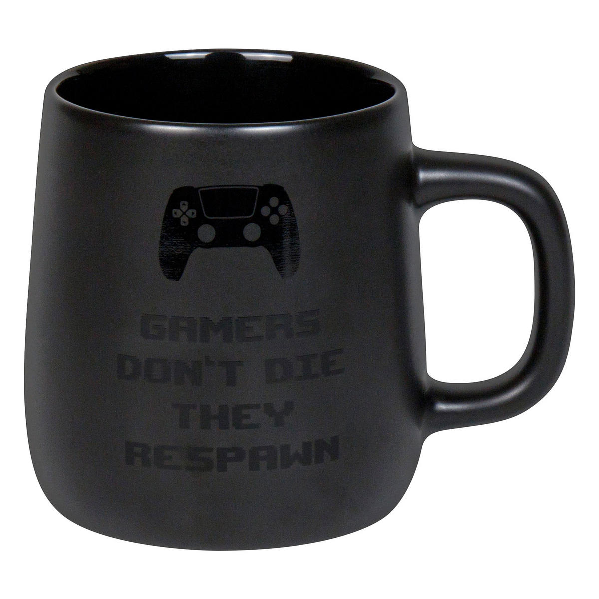 KAFFEEBECHER Gamers dont die - Naturfarben, Keramik (0.4L) - Könitz