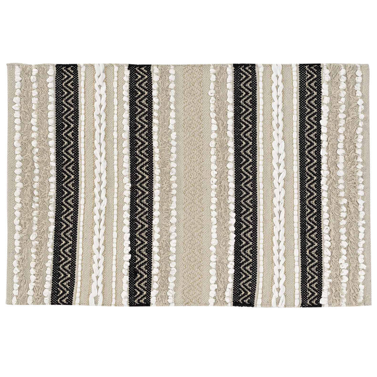 WEBTEPPICH 60/90 cm Fancy - Beige, Naturmaterialien (60/90cm) - Douceur d´intérieur