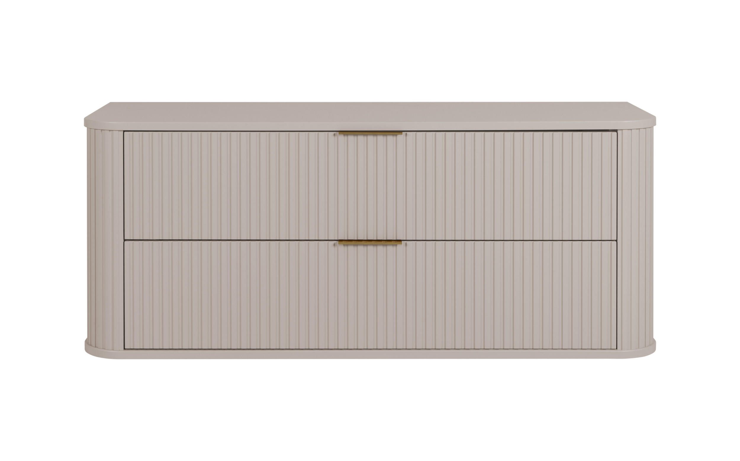 BADEZIMMERSCHRANK, Kaschmir + Goldener Griff, 41,5 x 120 x 51,7 cm - Kaschmir/Goldfarben, Holzwerkstoff/Kunststoff (120/51.7/41.5cm) - 3XE LIVING